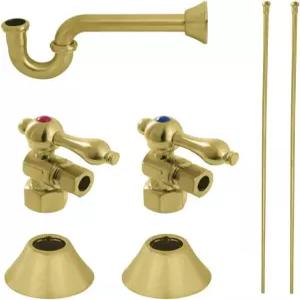 킹스턴 브라스 CC43107LKB30 트림스케이프 전통 배관 싱크대 키트 브러시 P-트랩 포함