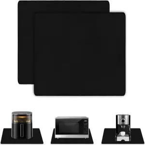 에어프라이어용 내열 매트 2PCS 커피 메이커용 내화 실리콘 조리대 보호 패드 16x20인치 토스터기 오븐 ？