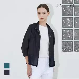 밑단 배색 포인트 점퍼_MDECL5M3421