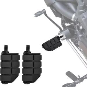 오토바이 풋 페그 10mm 고속도로 승객 남성 마운트 레스트 페달 라이온 포 스타일 할리 데이비슨 투어