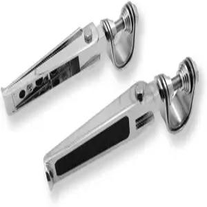 HTMT MT215-056- 1인치 1/4인치 엔진 가드 크롬 U-클램프 풋페그 할리 스포츠스터 스프링거 스트리트 밥과