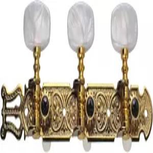 Golden Gate F-2119 클래식 기타 튜너 - 2판 (3+3) 골드