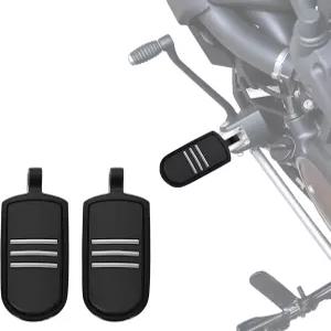 오토바이 풋 페그 10mm 고속도로 승객 남성 마운트 레스트 페달 스트림라이너 스타일로 할리 데이비슨 투어