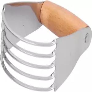 밀가루와 설탕 혼합을 위한 듀티 블레이드 전문 베이킹 도구가 포함된 스테인리스 스틸 반죽 블렌더