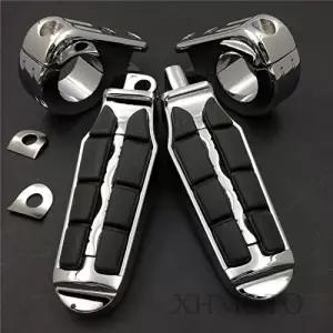 HTMT MT216-057-CD/045-CD-A 1.5인치 고속도로 묘비 엔진 가드 P 클램프 풋 페그 할리 스포츠스터와 호환