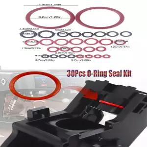 호환  30Pcs 블랙  레드 O-링 씰 키트 Saeco 커피 머신 용 실리콘 켓 양조 그룹 스파우트 커넥터 씰링 링