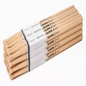 AQJUNONG 드럼 스틱 5B 12쌍 클래식 아메리카 메이플 우드 티어 드롭 팁 어쿠스틱 및 전자 세트용