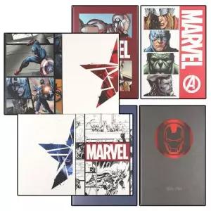 4묶음 노트 마블 캐릭터노트 하드커버노트 양장노트