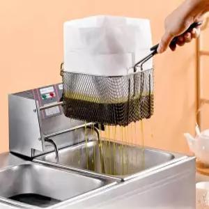 식용유 여과지 오일 필터백 튀김기 필터 종이 기름필터