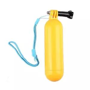 액션캠 부력 핸드그립 수중 촬영 마운트 삼각대 호환 노란 부표 손잡이