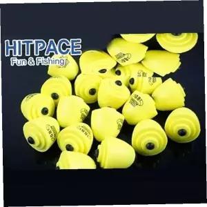 낚시찌 우레탄 수중구슬찌 노란색 민물낚시 채비소품 다량구성 세트