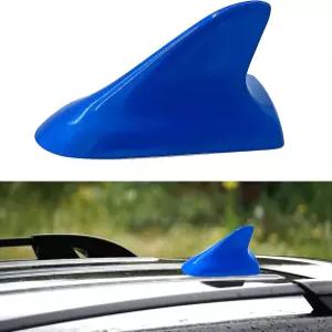 QKWL 자동차 샤크 핀 유니버설 안테나 커버 방수 및 방청 내구성 대부분의 트럭 SUV 등에 적합 파란색