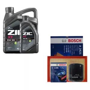 ZIC 뉴SM5 플래티넘 가솔린 LPG 지크 X7 5W30 5L SP 엔진오일세트