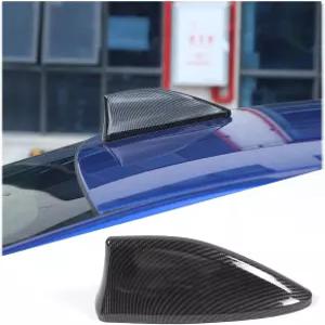 카 샤크 핀 안테나 커버 라디오 신호 베이스 스티커 인테리어 트림 스바루 WRX 2022 2023 액세서리(탄소