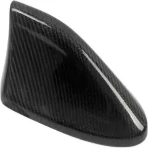 스바루 WRX 2015-2022 탄소 섬유 블랙 카 샤크 핀 스타일 공중 안테나 커버 1pcs 액세서리(STI에 적합하지