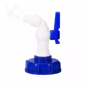 물통 전용 수전 부품 파란색 플라스틱 소재 캠핑 야외 행사 식수 공급용 밸브