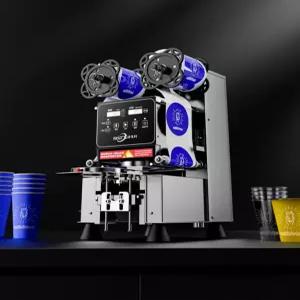 컵 씰링기 상업용 캡핑기 업소용 포장기 밀봉 디럭스