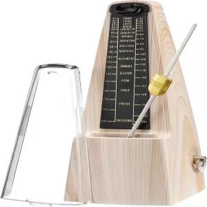 피아노 기타 드럼 바이올린 기계식 메트로놈을 위한 KOLPOK 초보 애쉬 우드 그레인을 정확한 트랙 비트