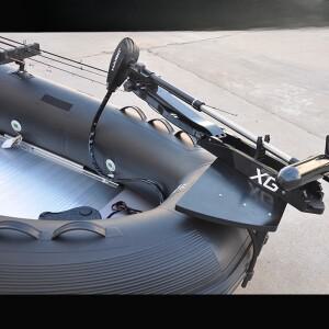 고무 보트 폭행 Luya 발 제어 전진 푸시 모터 브래킷 낚시 플랫  상단 흐름 랙