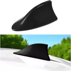 이딤엘 카 샤크 핀 안테나 커버 접착 테이프가 있는 탑 루프 에어리얼 베이스 AM/FM 라디오 신호