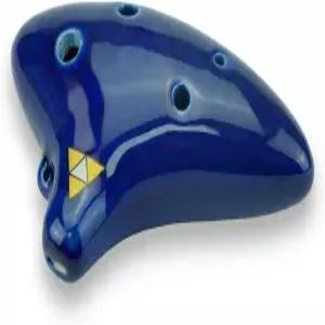 오카리나윈드 6홀 세라믹 - 타임스타일 디자인의 판타지 어드벤처 팬을 위한 수공예 수집용 악기 선물 송북