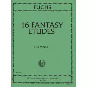 푹스 릴리안 - 16 판타지 에뛰드 비올라 솔로 인터내셔널 에디션 시트 음악