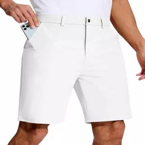 남성 골프 9인치 반바지 5포켓 퀵드라이 경량 스판 치노 팬츠 비즈니스 캐주얼 숏팬츠