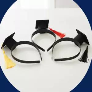 지니아이 학사모 머리띠 학사모머리띠컬러