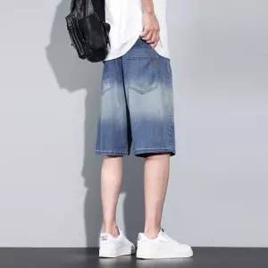 썬더볼츠 남사친 바지 청 캐주얼 청반바지 레이첼 배기 쿨링 반바지 슬림 KKE1