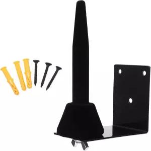 관악기 전시용 SUPVOX 플루트 클라리넷 벽걸이 랙 블랙 언 아트 홀더 스탠드