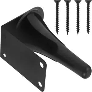 토이비안 벽걸이 클라리넷 및 플루트 걸이 브래킷 이중용 블랙 파이프 악기 홀더 관악기 보관 스튜디오용