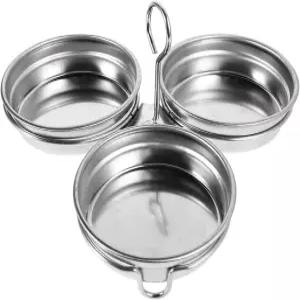 울테크노보 밀렵 컵 논스틱 코팅 스테인리스 스틸 홀더 및 찜