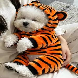 강아지 옷 리트리버 사계절 플리스 프린트 반려견 의상