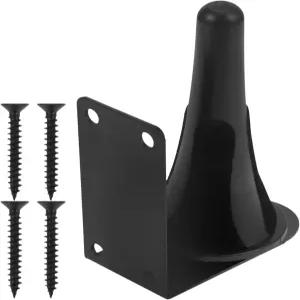 이펀돔 클라리넷 및 플루트 벽 마운트 스탠드 보관용 안정적인 검은색 파이프 홀더 가정 스튜디오에서