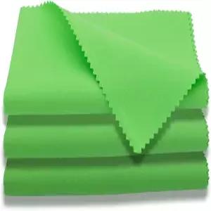 AA와이프 피아노 청소용 천 극세사 3팩 12 x12 악기용 플러시 연마용 기타 바이올린 클라리넷 트럼펫 색소