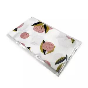 애기바당 무형광 신생아 가제 손수건 분홍귤 아기 손수건