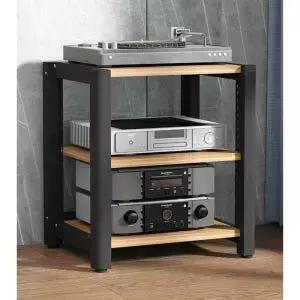 2단 오디오 앰프 모듈 랙 원룸가구 거치대 장식장 수납장 거실장