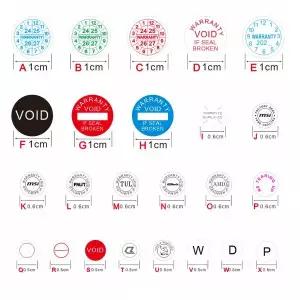 호환  300Pcs 나사 구멍 씰 깨지기 보증 유효하지 않은 라벨 SMI AMD Gigabyte ASUS 기타 컴퓨터 나사 달걀