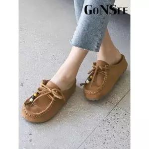 [하프클럽/고앤씨]지브 여성 가을 겨울 사무실 슬리퍼 실내화 1cm