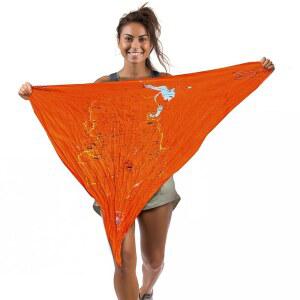 택티튜어 록키 사냥 방수 서바이벌 경량 신호 반다나 캠핑 키트 하이킹 오렌지 스카프 국립공원 내비게이션 마운틴 블레이즈 긴급 지도