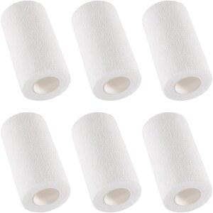 인디고케이스 6롤 붕대 반려동물용 접착 운동 4인치 손목 대형 화이트 수의사 너클 컬러 셀프 탄력 무릎 테이프