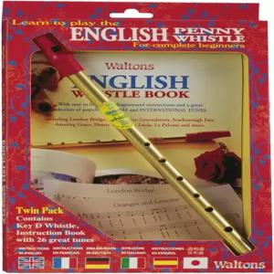 월튼스 잉글리시 페니 휘슬 가치 팩 - 키 오브 디 완전 다이어그램 지침 포함 초보자용