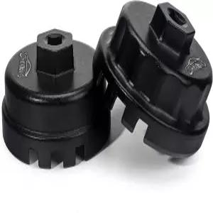 3미러 2Pcs 오일 필터 렌치 세트 알루미늄 캡 제거 도구 64mm 카트리지 스타일 시스템으로 모든 토요타