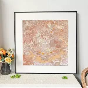 말 캔버스 액자 현관인테리어 홈데코 골드 거실인테 무광 벽꾸미기