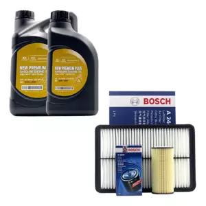 현대모비스 쏘나타DN8 1.6 가솔린 엔진오일 뉴프리미엄 플러스 0W20 5리터 보쉬 오일필터 에어필터