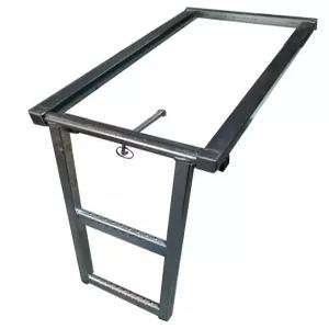 차량용 접이식 사다리 2계단 계단 테일게이트 화물차 트럭