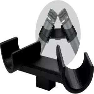 스플래시 앤 컬러 프레드먼 테크닉 SM57 마이크 클립 55도 더블 슈어 스레드 부착으로 스튜디오 라이브