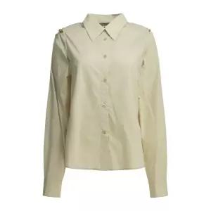 슬립 코튼 클래식 칼라 셔츠 W2262SEFEGGSHELL BEIGE