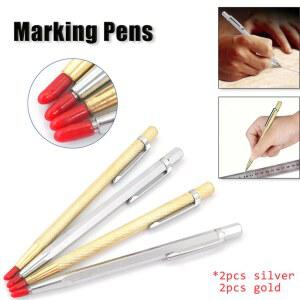 타일레벨링캡 2개 카바이드 스크라이버 다이아몬드 유리 타일 내구성 금속 가공 목재에 정밀 조각 마킹을 위한 포인트