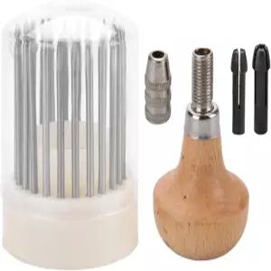 비딩 도구 주얼리 그레이버 키트 세트 23개 금속 조각 구슬 알갱이 돌 세팅 공예품 만들기